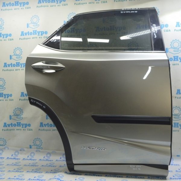 Эмблема надпись HYBRID двери задней правой Lexus RX450h 16-22 75473-0E030