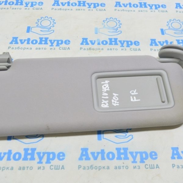 Козырек правый Lexus RX350 RX450h 16-19 серый (01) правый руль 74310-0E130-B2