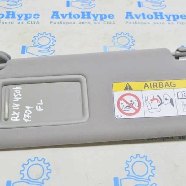 Козырек левый Lexus RX350 RX450h 16-19 серый (01) правый руль 74320-0E130-B2