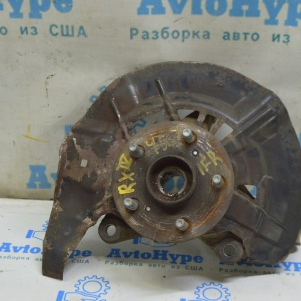 Цапфа со ступицей и кожухом передняя правая Lexus RX350 RX450h 16-22 43211-0E040