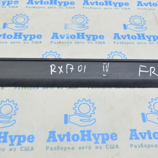 Накладка порога внешняя передняя правая Lexus RX350 RX450h 16-22 черная 6791148110