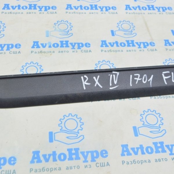 Накладка порога внешн передняя левая Lexus RX350 RX450h 16-22 черн 67920-0E040-C0