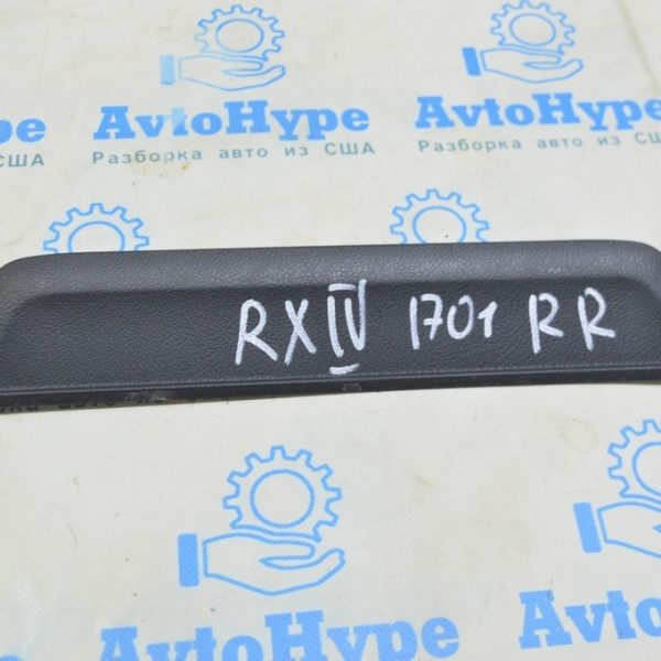Накладка порога внешн задняя правая Lexus RX350 RX450h 16-22 черн 6791548070