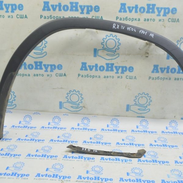 Накладка арки крыла передняя правая Lexus RX350 RX450h 16-22 структура (01) 7560148040