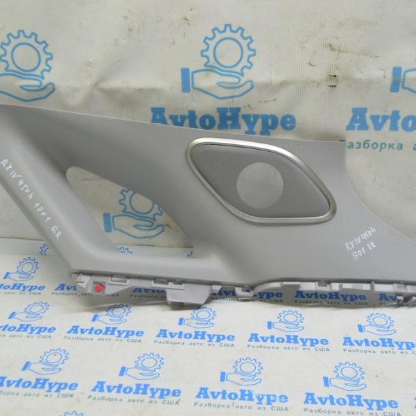 Накладка задней стойки верхняя правая Lexus RX350 RX450h 16-22 серая, под динамик 62470-48130