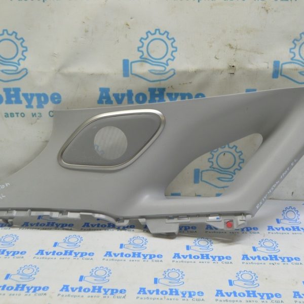 Накладка задней стойки верхняя левая Lexus RX350 RX450h 16-22 серая, под динамик 62480-48130