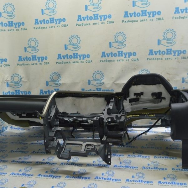 Торпедо передняя панель без AIRBAG Lexus RX450h 16-22 черная, под проекцию, правый руль (01) 55401-48190-C0