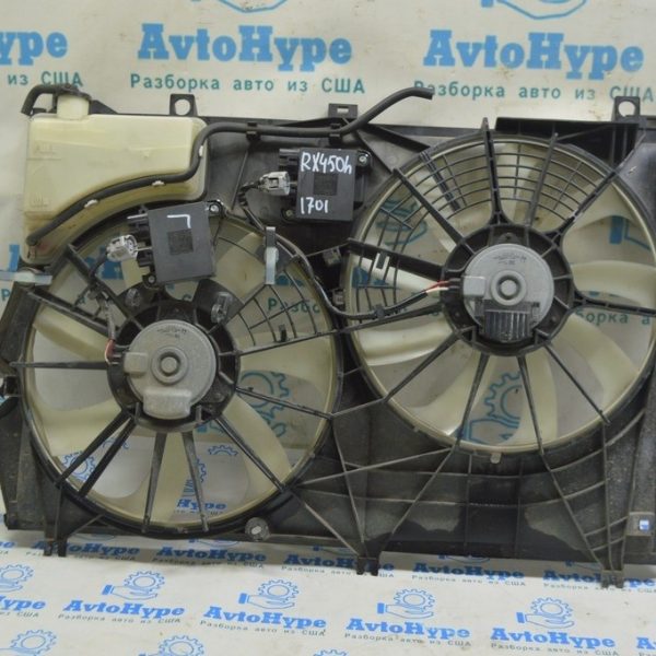 Мотор вентилятора охлаждения правый Lexus RX450h 16-22 16363-31200