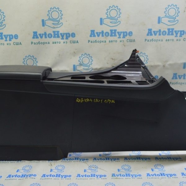 Консоль центральная подлокотник Lexus RX350 RX450h 16-19 черная, правый руль (01) 58820-48020-C0