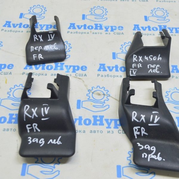 Заглушка салазки пассажирского сиденья передняя левая Lexus RX350 RX450h 16-22 черная 721270E090B1