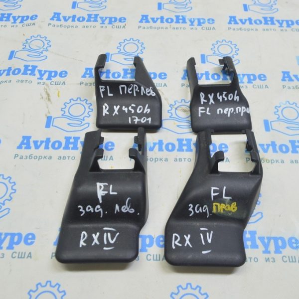 Заглушка салазки водительского сиденья задняя правая Lexus RX350 RX450h 16-22 черная 721580E120B1