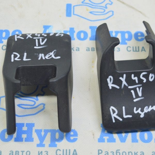 Заглушка салазки 2-го ряда сидений передняя левая Lexus RX350 RX450h 16-22 черная 721570E150B1