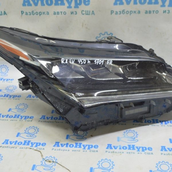 Фара передняя правая в сборе Lexus RX350 RX450h 16-19 с AFS LED 3 линзы 81145-48D60