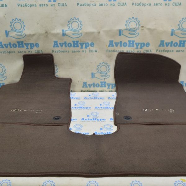 Комплект ковриков салона Lexus RX350 RX450h 16-22 тряпка коричневые (02) PT206-48161-00