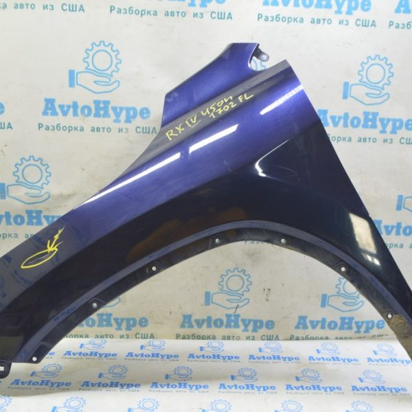 Крыло переднее левое Lexus RX350 RX450h 16-22 синее (02) вмятина 5380248150