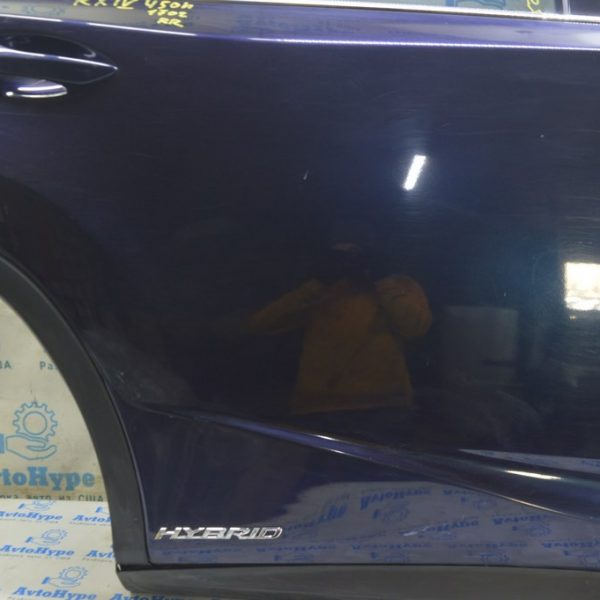 Дверь голая задняя правая Lexus RX350 RX450h 16-22 синяя (02) в цвет 67003-0E140