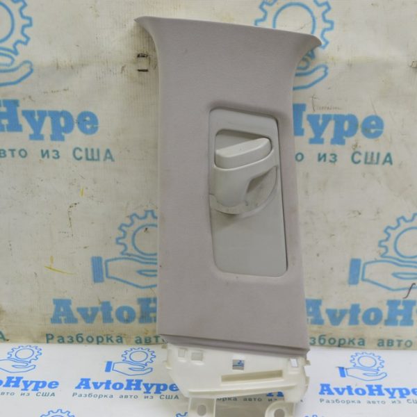 Накладка центральной стойки верхняя ремень левая Lexus RX350 RX450h 16-22 серая 62420-0E100-B2