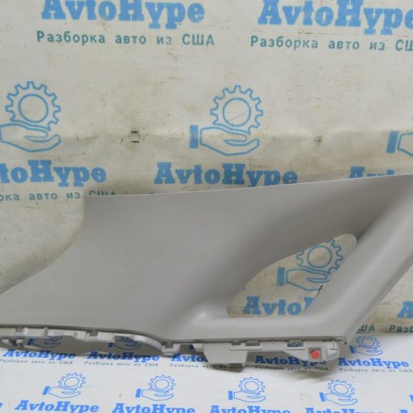Накладка задней стойки верхняя левая Lexus RX350 RX450h 16-22 серая 62480-0E160-B1