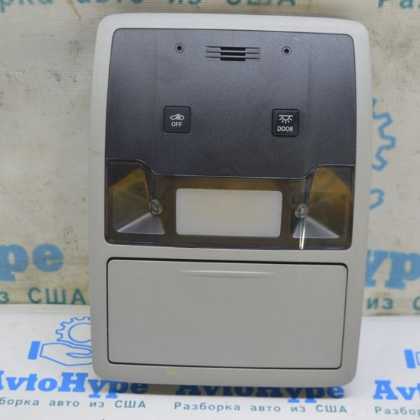 Плафон освещения передний Lexus RX350 RX450h 16-19 без люка, серый 81260-0E191-B1