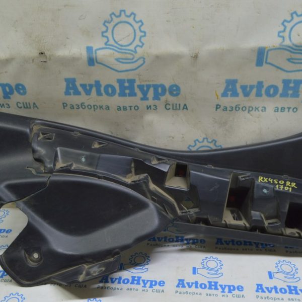 Накладка задней стойки нижняя правая Lexus RX350 16-22 черная (02) без вставки 62551-0E230-C0