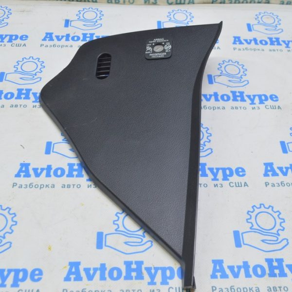 Накладка передней панели боковая правая Lexus RX350 RX450h 16-22 черная 55443-0E110-C0