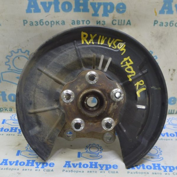 Кожух тормозного диска задний левый Lexus RX350 RX450h 16-22 47882-0E010