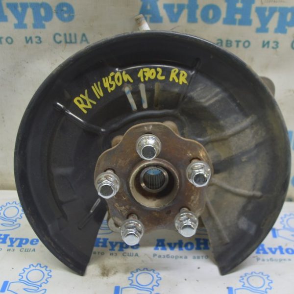 Кожух тормозного диска задний правый Lexus RX350 RX450h 16-22 47881-0E010