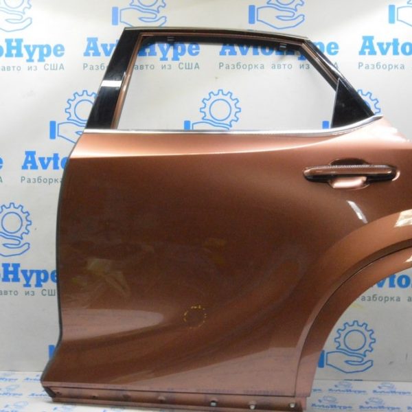 Дверь голая зад лев Lexus RX 350/350h/500h 23- (01) медный 4Y5, примята 67004-0E250