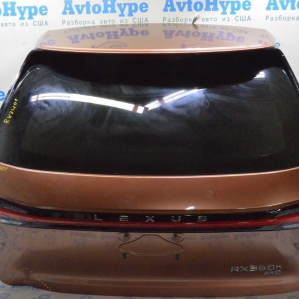 Дверь багажника голая Lexus RX 350/350h/500h 23- (01) медный 4Y5, примята 67005-0E630