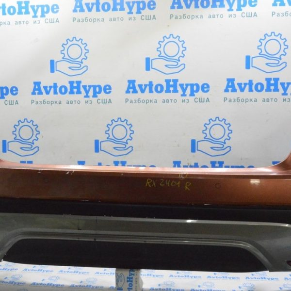 Бампер задний голый Lexus RX 350/350h/500h 23- (01) медный 4Y5, примят, царапины 52159-0E934