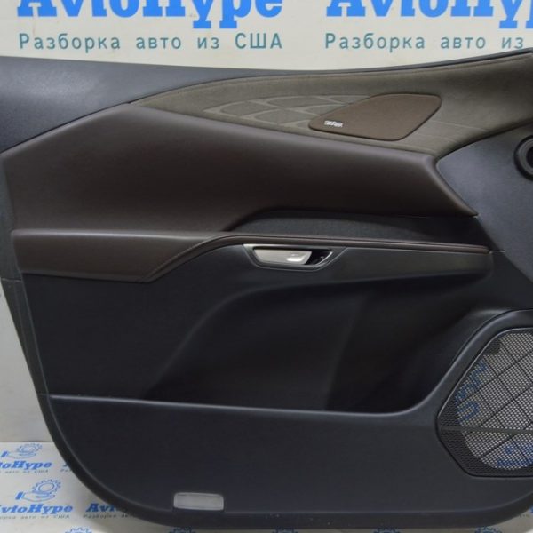 Обшивка двери (карточка) перед лев Lexus RX 350/350h/500h 23- черн с коричневым 67620-0EA31-24