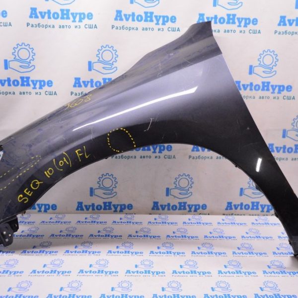 Крыло переднее левое Toyota Sequoia 2008-2022 (01) цвет графит 1F9 деф.замято 53802-0C170