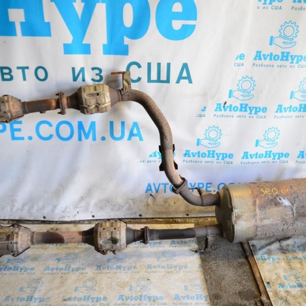 Приемная труба с катализаторами лев Toyota Sequoia Tundra 2008-2022 4.6 5.7 вторая 174500s010