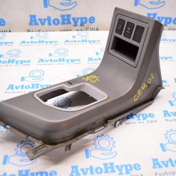 Консоль КПП Toyota Sequoia 2008-2022 кожа сер 58843-0C010
