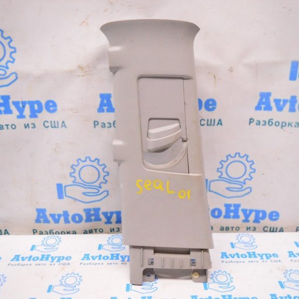 Накладка центральной стойки верхняя (ремень) левая Toyota Sequoia 2008-2022 серая 62420-0C040-B2