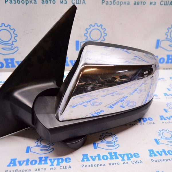 Зеркало боковое левое Toyota Sequoia 2008-2012 11пинов автозат,подогр, хром (01) 879400C203
