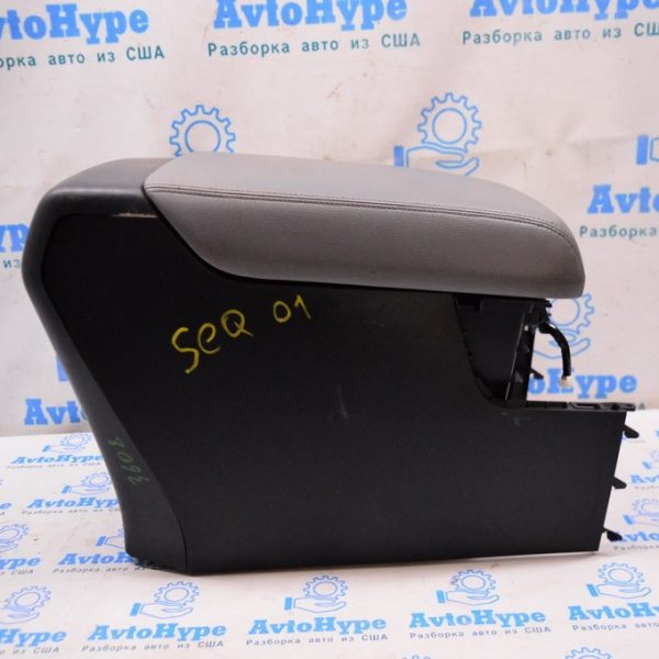 Консоль центральная (подлокотник ,без подстаканника) Toyota Sequoia 2008-2022 кожа сер 58804-0c080-c0