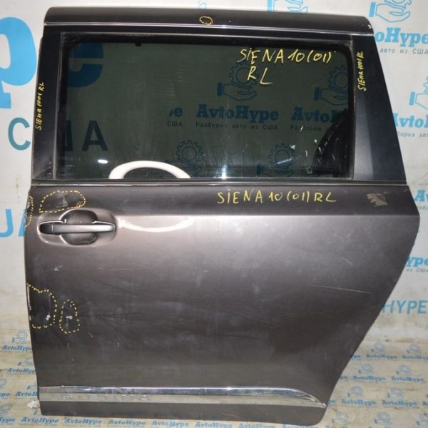 Дверь голая зад лев Toyota Sienna 11-20 (01) графит, вмятины 6700408141