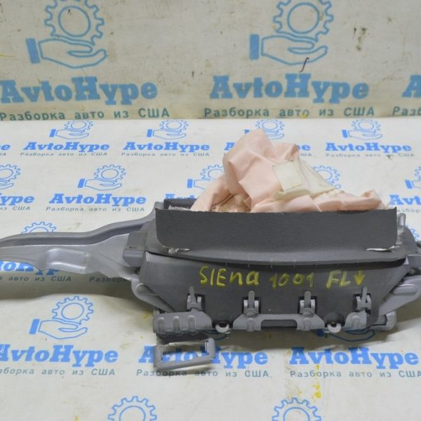 Подушка безопасности airbag коленная водительск левToyota Sienna 11-16 серая, стрельнувш (01) 7390008010B0