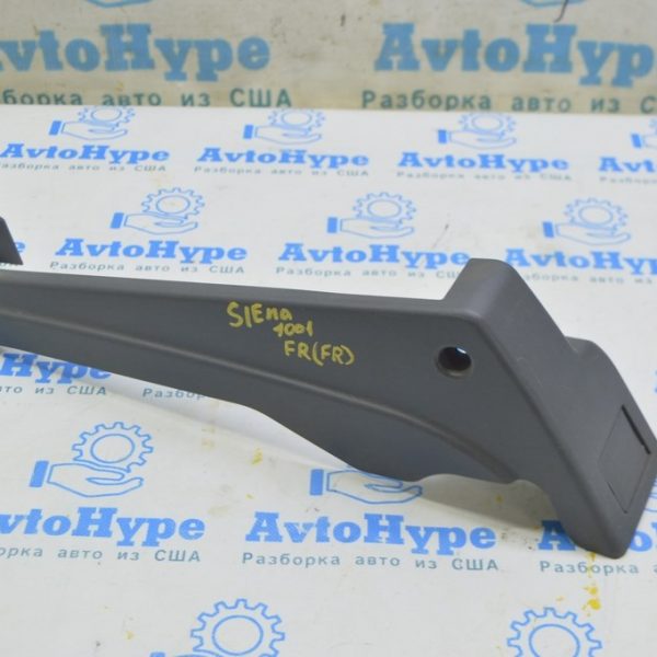 Накладка салазки внешняя пассажирского сиденья правая Toyota Sienna 15-20 серая 71139-08010-B2