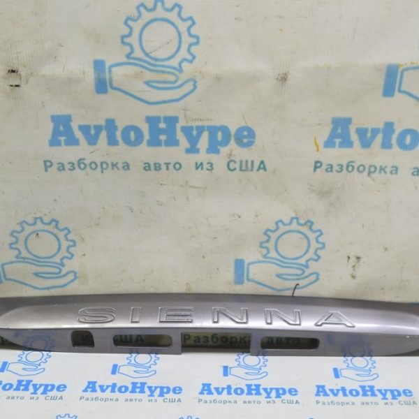 Молдинг двери багажника Toyota Sienna 11-20 под камеру (01) Реал М. 7680108901