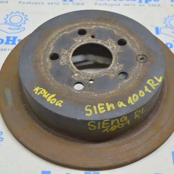 Диск тормозной зад лев Toyota Sienna 11-20 (01) Реал М. ржавый 42431-0E020