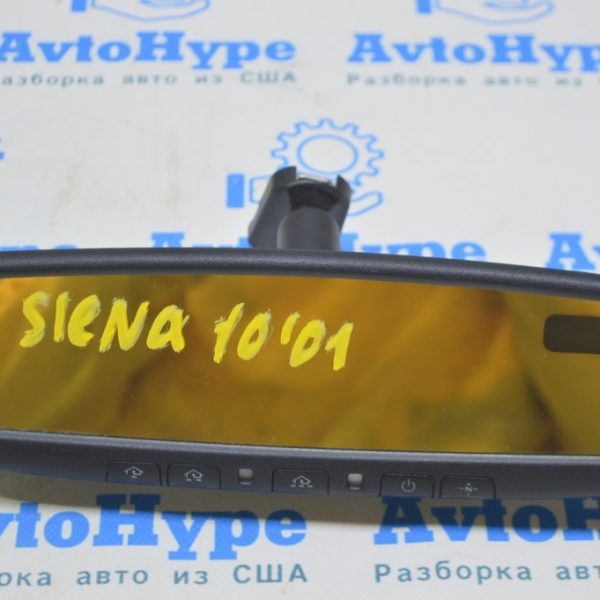 Зеркало внутрисалонное Toyota Sienna 15-17 автозатемнение, Home link, компас (01) Реал М. 87810-08040