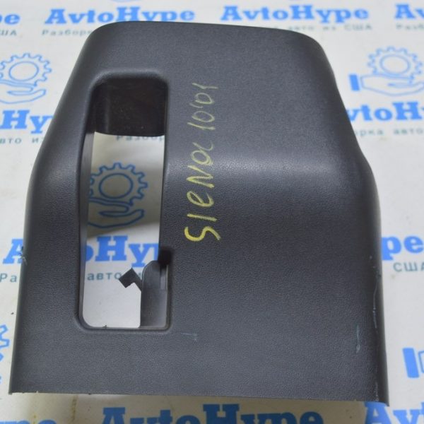 Обрамление рулевой колонки нижнее Toyota Sienna 11-20 (01) черное Реал М. царапины 45287-08041-C0