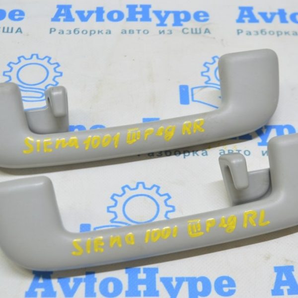 Ручка потолка задняя левая 3 ряда Toyota Sienna 11-20 серая (01) Реал М 74610-0T010-B0