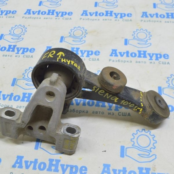 Подушка двигателя верхняя правая Toyota Sienna 11-16 3.5 FWD (01) Реал М гнутая 123630P101