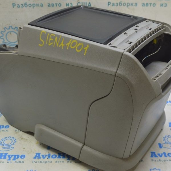 Консоль центральная подлокотник Toyota Sienna 15-20 серая (01) Реал М 58801-08030-B0