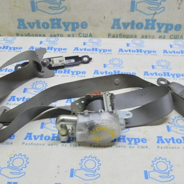 Пассажирский ремень безопасности Toyota Sienna 15-20 серый (01) Реал М 73210-08083-B0