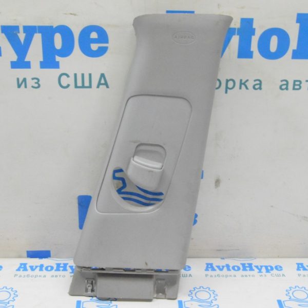 Накладка центральной стойки верхняя ремень правая Hyundai Sonata 11-15 серая (02) слом крепл 858403Q000TX