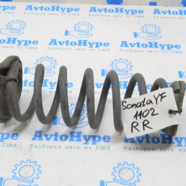 Пружина задняя правая Hyundai Sonata 11-15 жесткость желт.зелен 553504R010